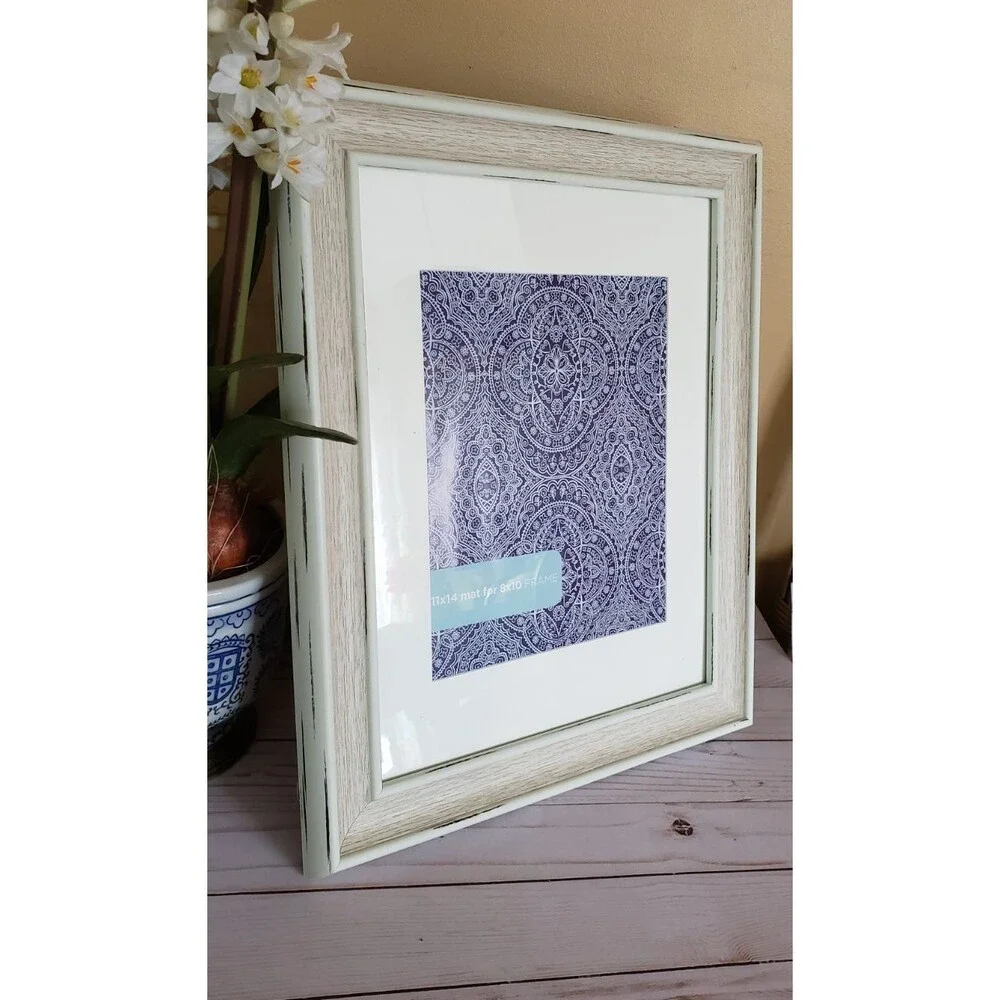 Large Whitewash Picture Frame